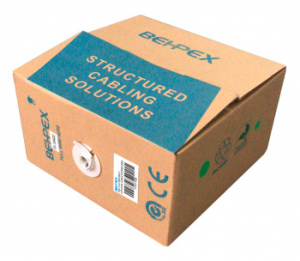 Кабель сетевой BHP-C6CU UTP 4 пары cat.6 solid 0.55мм Cu 305м серый Кабель сетевой BHP-C6CU UTP 4 пары cat.6 solid 0.55мм Cu 305м серый