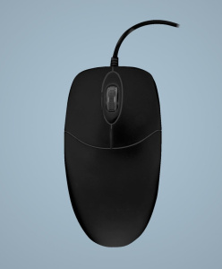 Компьютерная мышь с полной защитой с колёсным скроллингом