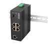 Промышленный PoE коммутатор Fast Ethernet OSNOVO SW-40501/IC Промышленный PoE коммутатор Fast Ethernet на 6 портов. Порты: 4 x FE (10/100Base-T) с PoE