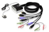 Переключатель электронный ATEN 2-Port USB HDMI/Audio Cable KVM Switch with Remote Port Selector Переключатель электронный ATEN 2-Port USB HDMI/Audio Cable KVM Switch with Remote Port Selector