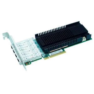 Сетевой адаптер Lr-Link LRES1024PF-4SFP+ PCIe v3.0 x8 4*SFP+ 10G NIC Card на базе Intel 82599