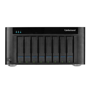 Сетевой накопитель Infortrend GSe Pro 108-C 8bay, supports NAS, SAN, object protocol and Cloud gateway, including Intel Atom 2.4GHz 4C CPU, 1x4GB non-