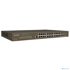 TENDA TEG5328F Коммутатор L3 управляемый в стойку 24-Ports 10/100/1000Base-T + 4-Ports 1000 Base-X SFP