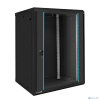 Exegate EX300270RUS Шкаф телекоммуникационный 19" настенный 18U ExeGate EC-WM-18U.600.G.BLACK (19”, 18U, 600x600x901mm (ШхГхВ), передняя дверь закален