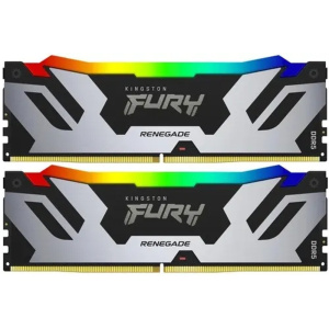 Радиатор KINGSTON Память DDR5 2x24GB 6400MHz KF564C32RSAK2-48 Fury Renegade XMP RGB RTL Gaming PC5-51200 CL32 DIMM 288-pin 1.4В kit с радиатором Ret