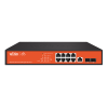 Коммутатор Wi-Tek WI-PCMS310GF, управляемый L2 PoE бюджет 150Вт, порты 8GE PoE,2SFP, Cloud,