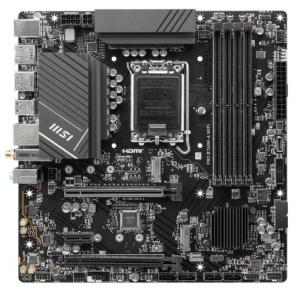 MSI PRO B760M-A WIFI {Soc-1700, Intel B760, 4xDDR5, mATX AC`97 8ch(7.1) 2.5Gg+HDMI+DP}