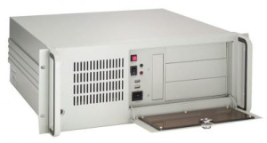Промышленный компьютерный корпус AX61400TB, 4U, 14 слотов, 3 x 5.25" HDD, 1 x 3.5" HDD, 1 x 3.5" HDD (внутренний), 2 x USB, 1 x PS2, цвет - черный, бе
