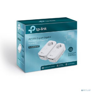 TP-Link TL-PA8030P KIT AV1300 Комплект гигабитных Powerline-адаптеров со встроенной розеткой