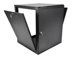 Шкаф коммутационный ЦМО ШРН-Эконом (ШРН-Э-15.650.1-9005) настенный 15U 600x650мм пер.дв.стал.лист 65кг черный 600мм 26.1кг 180град. 749мм