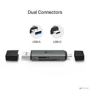 TP-Link UA430D Кардридер USB 3.0 Type-С/Type-A со слотами SD / microSD 3.0