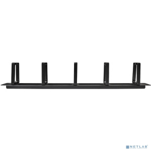 Exegate EX292870RUS Exegate EX292870RUS Кабельный органайзер ExeGate CM19-1U-5R (горизонтальный 19" 1U, 4 окна в основании металлического профиля, 5 п