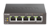 коммутатор D-Link Неуправляемый PoE-коммутатор, 5x1000Base-T (4x1000Base-T PoE), PoE-бюджет 60 Вт, корпус металл
