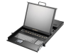 Консоль для стойки 19" AMK816-17CBRUD, высота 1U, TFT LCD 17", 1280x1024, USB / PS2, 16 x KVM входов, русифицированная клавиатура, тачпад, 24 ~ 48В DC