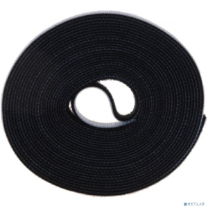 Hyperline WASNR-5x9-BK Лента (липучка) в рулоне, ширина 9 мм, длина 5 м, черная