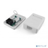 Hyperline SB1-1-8P8C-C6-WH Розетка компьютерная RJ-45(8P8C), категория 6, одинарная, внешняя, Dual IDC
