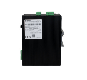 Управляемый коммутатор c 2 слотами 100/1000Base-X SFP , 4 портами 10/100Base-T(X) PoE (разъем RJ45), два входа питания 48 В пост.