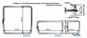 Кабельный органайзер вертикальный Lanmaster TWT-RING-M80X40 односторонний кольца 1U глуб.:80мм