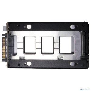 Procase O2-115-NVME-BK Корзина для 1 жесткого диска NVME U.3/U.2 (7-9.5mm) с замком, для встраивания в оборудование