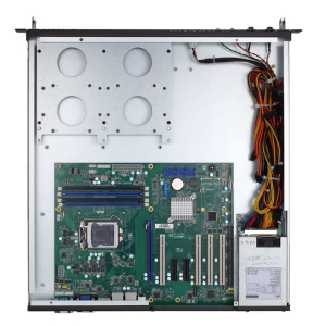 Промышленный компьютерный корпус AX61135TM-RC, 1U, 12" x 9.6"стандартная ATX MB, внутренний 2 x 3.5" HDD или внутренний 2 x 2.5" HDD, 2 x USB 2.0, 1 x