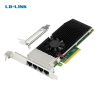 Сетевой адаптер LR-LINK LREC9804BT Intel XL710-BM1+EZX557AT4 PCI-E 3.0 x8 10GB 4X RJ45 X710-T4