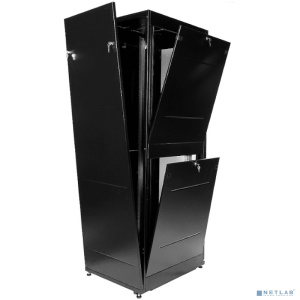 ЦМО Шкаф телекоммуникационный напольный ПРОФ универсальный 42U (600x800) дверь стекло, чёрный, в сборе (ШТК-МП-42.6.8-1ААА-9005)