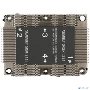 Supermicro SNK-P0068PS - 2U Passive CPU Heat Sink for LGA 3647, 108x78x64