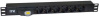 ITK PDU 6 розеток DIN49440 (нем.станд.), с автоматом 10А, 1U, без шнура, вх.IEX320 C14, алюминиевый профиль, черный