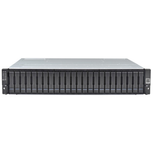 Infortrend 2U/24bay dual controller 4x 12GbSAS ports, 2x(PSU+FAN module), 24x GS 2.5" drive trays, 2x 12G to 12GSAS cables for 12G storage or expansi