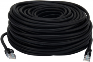 Патч-корд Buro UTP 4 пары cat.5E CCA molded 30м черный RJ-45 (m)-RJ-45 (m)