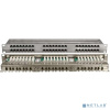 Hyperline PPHD-19-48-8P8C-C6-SH-110D Патч-панель высокой плотности 19", 1U, 48 портов RJ-45, полный экран, категория 6, Dual IDC