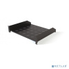 Hyperline TAL3-2U-400-RAL9005 Полка угловая с перфорацией 19", 2U, ширина 440 мм, глубина 400 мм, цвет черный (RAL 9005)