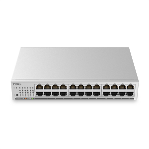 Коммутатор Web Smart L2 коммутатор Zyxel GS1100-24E, 24xRJ-45: 1G, rack 19", бесшумный