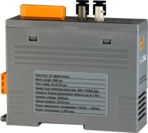 Преобразователь RS-232/422/485 в многомодовое оптоволокно