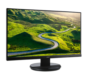 27" ACER K272HLEbid , VA, 1920x1080, 4ms, 178°/178°, 300 cd/m2, DVI-D+ HDMI, 100M:1,VESA 100x100 , ZeroFrame, Glossy Black