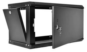 Шкаф коммутационный ЦМО ШРН-Эконом (ШРН-Э-6.650.1-9005) настенный 6U 600x650мм пер.дв.металл 65кг серый 600мм 16.2кг 180град. 342мм IP20 металл