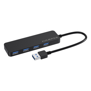 HARPER HUB-04M Black USB -концентратор, Интерфейс: 4 х USB 3.2, 1 х Micro USB Переходник: USB 3.0 / Type-C, Скорость передачи данных: до 5 Гб/с, Мате HARPER HUB-04M Black USB -концентратор, Интерфейс: 4 х USB 3.2, 1 х Micro USB Переходник: USB 3.0 / Type-C, Скорость передачи данных: до 5 Гб/с, Мате