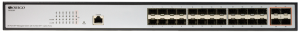 Коммутатор ORIGO Управляемый L3 , 24x1000Base-X SFP, 4x10GBase-X SFP+, консольный порт RJ-45, комплект для установки в 19" стойку