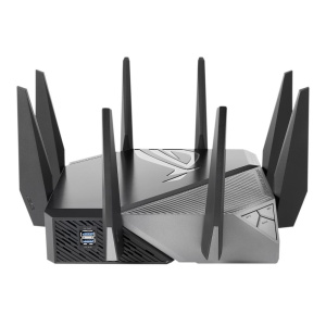 Маршрутизатор ASUS GT-AXE11000 WiFi 6E 2.5G 4x1G 2хUSB 4804+4804+1148Mbps 6GHz/5GHz/2.4GHz (90IG06E0-MO1R00)