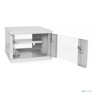 Cabeus WSC-4U Шкаф телекоммуникационный настенный 10" 4U 326x300x225mm (ШхГхВ) дверь стекло