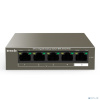 TENDA TEG1105P-4-63W Коммутатор настольный 5-Ports 10/100/1000 Base-T 4-Ports PoE(PoE бюджет 58W)