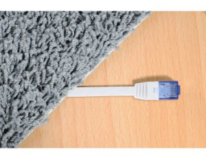 Патч-корд Hama UTP 4 пары cat.6 5м белый RJ-45 (m)-RJ-45 (m) (00053773)