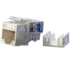 Вставка Hyperline KJ9-8P8C-C6-90-WH Keystone Jack RJ-45 (8P8C), категория 6, белая