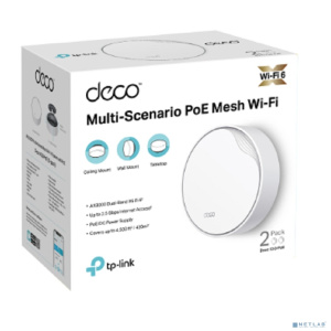 TP-Link Deco X50-PoE(2-pack) AX3000 Mesh-система Wi-Fi 6 с поддержкой PoE