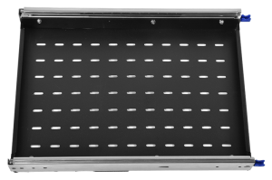 Полка ЦМО Полка усиленная с телескопическими направляющими грузоподъёмностью 150 кг глубина 620 мм чёрный