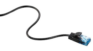 Патч-корд Hama Slim-Flexible UTP 4 пары cat.6 1.5м черный RJ-45 (m)-RJ-45 (m) (00135777)