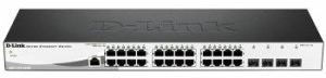Коммутатор D-LINK DGS-1210-28/ME/A2 24x1Гбит/с 24xКомбо(1000BASE-T/SFP) 4SFP управляемый