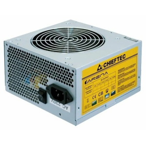 Chieftec 500W OEM [GPA-500S8] {ATX-12V V.2.3 PSU with 12 cm fan, Active PFC, ficiency >80% 230V only}