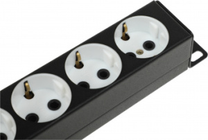 Блок распределения питания ЦМО БР-9П-Ш-9005 гор.размещ. 9xSchuko базовые 10A Schuko 2м