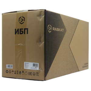 Источник бесперебойного питания ИБП Raskat HSL-3000VA (3000VA, 1800Вт, 4xCEE7, LCD, USB type-B, 2xRJ-45)